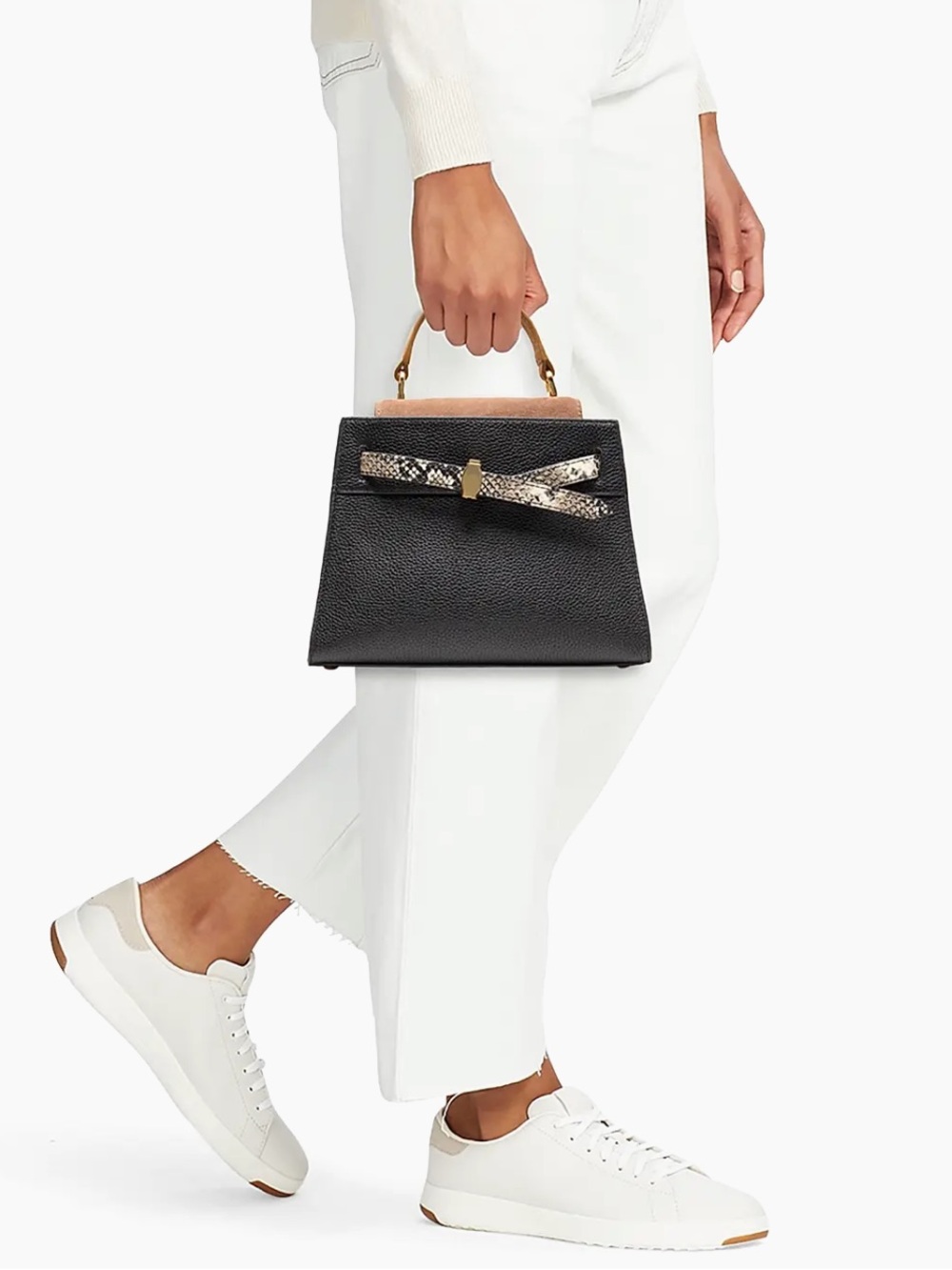 NWT Veronica Beard Dash Top Handle Bag Black Multi Rare Colorway $595 retail - Picture 3 of 10
